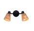 Réglette 2 spots E14 Natrel corde naturelle 2x10W - REALITY