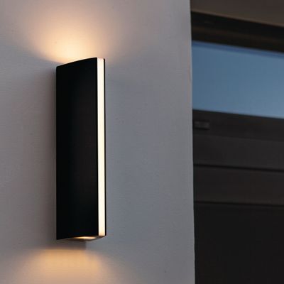 Applique extérieur LED Leo gris IP54 870 lumens blanc chaud - COREP