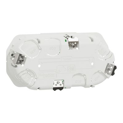 Boite d'encastrement 2 postes 67x40mm IP20 pour Multimatériaux - Multifix Schneider Electric