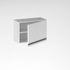 Porte pour meuble hotte de cuisine Ibiza blanche 42 x 60 cm OFITRES