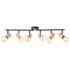Réglette orientable noir bambou E27 6x40W KERRY BRILLIANT