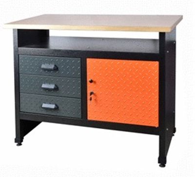 Etabli 114cm 1 porte et 3 tiroirs - TACTIX