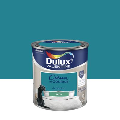 Peinture Crème de Couleur Acapulco satin 0.5 L - DULUX VALENTINE
