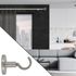 Support ouvert en métal diam 20 à 28mm Finition Chromé mat - MOBOIS