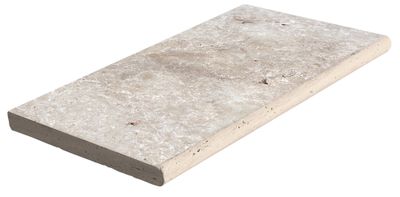 Margelle travertin beige Choix commercial 61 x 33 x 3 cm DISTRIMAT SUD