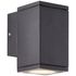 Applique extérieur GU10 Hally anthracite IP44 10W - BRILLIANT