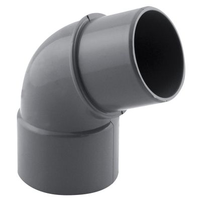 Coude PVC évacuation 67° mâle/femelle Ø40 - FITT