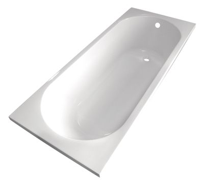 Baignoire Easy bath acrylique blanche L 1700 x P 700 mm BALNEO