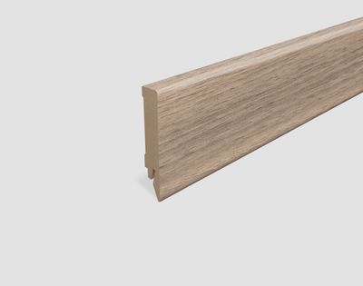 Plinthe sol stratifié décor bois clair noyer de langley ép 14 mm 5,8 x 240,0 cm EGGER