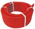 Tube PER prégainé rouge diamètre 13/16 mm longueur 15 m SOMATHERM