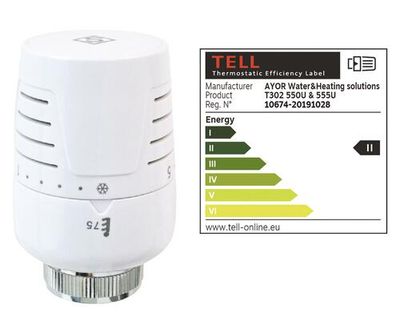 Tête de radiateur thermostatique à dilatation liquide T302 - SOMATHERM