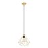 Suspension laiton doré et noir E27 60W Ø32,5 cm TARBES - EGLO