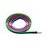 Ruban LED USB RGBW multicolore 3m avec télécommande Noir - Black Neon PAULMANN