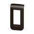 Plaque de finition 1 module Noir - Mosaic LEGRAND