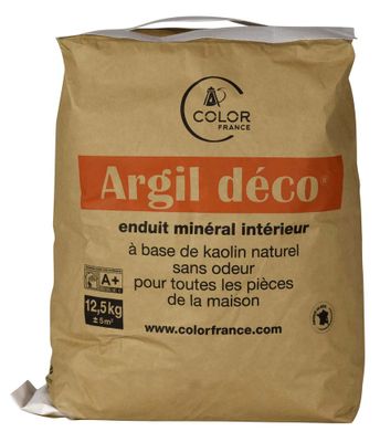 Argil deco blanc sac 12,5kg COLOR FRANCE