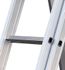 Echelle transformable 3 plans 3 x 8 échelons 4,80 / 5,70 m Premium avec base évasée aluminium - HAILO