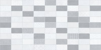 Faïence blanche murale motif décorative rectangulaire ép 7 mm 30 x 60 cm paquet 1,44 m² HERBERIA