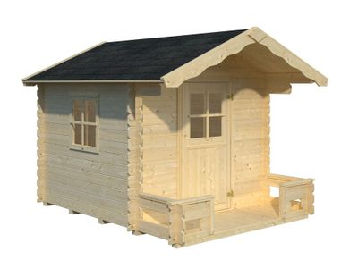 Maison de jeux pour enfant en bois Stina - 3,1m² - Livraison à domicile incluse - PALMAKO