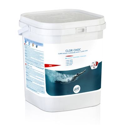 Chlore choc piscine - granulés seau de 5 kg GRE