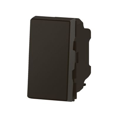 Bouton poussoir encastrable 1 module Noir - Mosaic LEGRAND