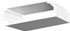 Entretoise intermédiaire pour clôture persienne PVC blanc - Lot de 20 - MOREY