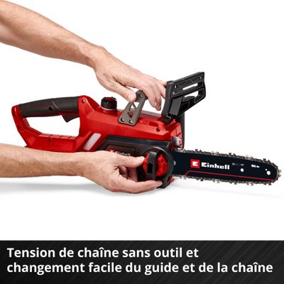 Tronçonneuse à batterie 18 V guide 25 cm GE-LC 18 Li Kit EINHELL