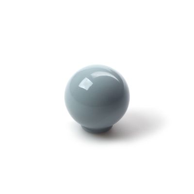 Bouton de meuble boule ABS gris diamètre 29 mm REI