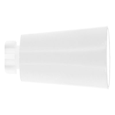 Embout déco pommeau en métal diam 28 mm Finition Blanc brillant par 2 - MOBOIS