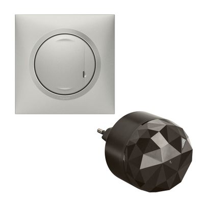 Pack de démarrage éclairage connecté Aluminium - Dooxie with Netatmo LEGRAND