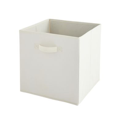 Panier intissé blanc 31 x 31 x 31 cm BOX & BEYOND