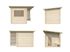 Sauna extérieur Palmako Sanna en bois naturel avec pergola - 8,9 m² - PALMAKO