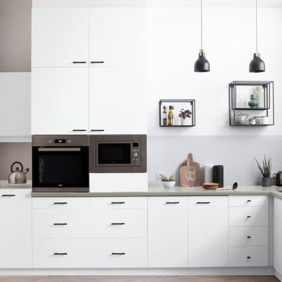 Peinture de rénovation pour cuisine blanc finition satinée 0,75 L - V33
