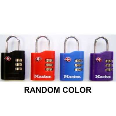 Cadenas à combinaison largeur 30 mm certifié TSA en aluminium par 2 MASTER LOCK