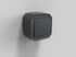 Bouton poussoir étanche IP55 en saillie Anthracite - Plexo LEGRAND