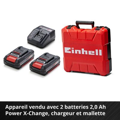 Perceuse à percussion sans fil 18 V POWER X CHANGE TE-CD 18/50 Li-i (Brushless, 2 batteries) - EINHELL