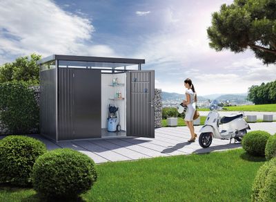 Abri de jardin HIGHLINE H2 GRISFONCE 2 portes 4,33m2 BIOHORT Livraison à domicile incluse