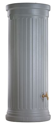 Récupérateur d'eau de pluie - Colonne romaine - 330 litres gris - GRAF