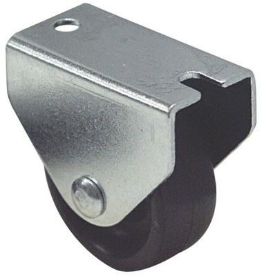 Roulette fixe à platine diamètre 30 mm