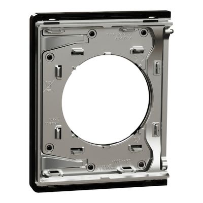 Plaque de finition latérale 1 poste Odace 2025 Architecte noir émaillé - SCHNEIDER ELECTRIC