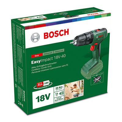 Perceuse à percussion sans fil 18 V EasyImpact 18V-40 (solo) - BOSCH