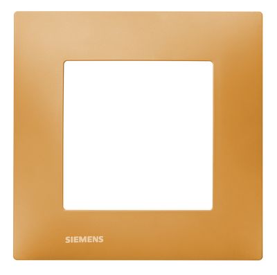 Plaque simple orange Delta Viva SIEMENS
