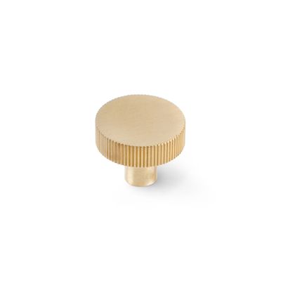 Bouton de meuble rond laiton diamètre 35 mm REI
