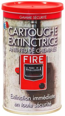 Cartouche d'extinction pour feu de cheminée - PYROFEU