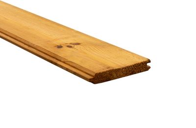 Lot 5 lames de clôture pin traité autoclave brun EvoluH 21 - 21 x 145 x 1800 mm - DEBARGE