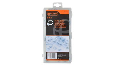 Assortiment colliers de serrage 34 pièces TACTIX