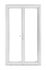 Porte-fenêtre PVC blanc 2 vantaux H.205 x l.120 cm CLOSY