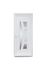 Porte d'entrée Berlin pvc blanc poussant droit 215 X 90 cm CLOSY