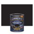 Peinture fer extérieur direct sur rouille finition lisse noir satin 0,75 L - HAMMERITE