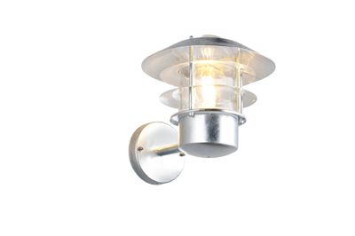 Applique extérieur montante E27 IP44 10W Zinc - Ruvuma TRIO