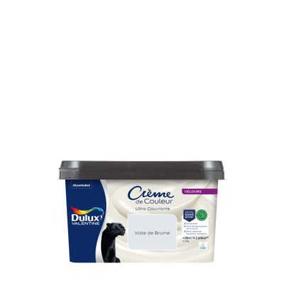 Peinture crème de couleur Voile de Brume velours 0,5L - DULUX VALENTINE